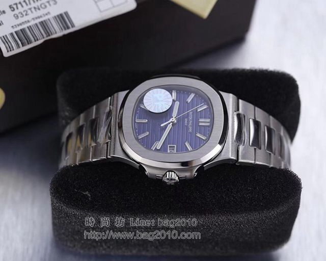 PATEK PHILIPPE手錶 最薄的鋼表之王5711鸚鵡螺 百達翡麗自動上鏈男表 百達翡麗高端男士腕表  hds1677